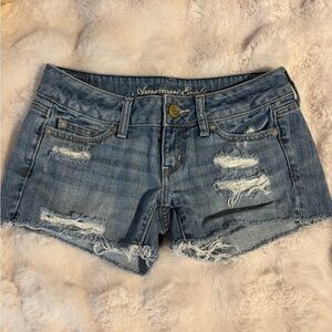 Vintage Low-Rise American Eagle Denim Shorts